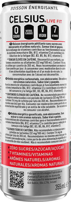 Kiwi Guayaba – Product's Back Label